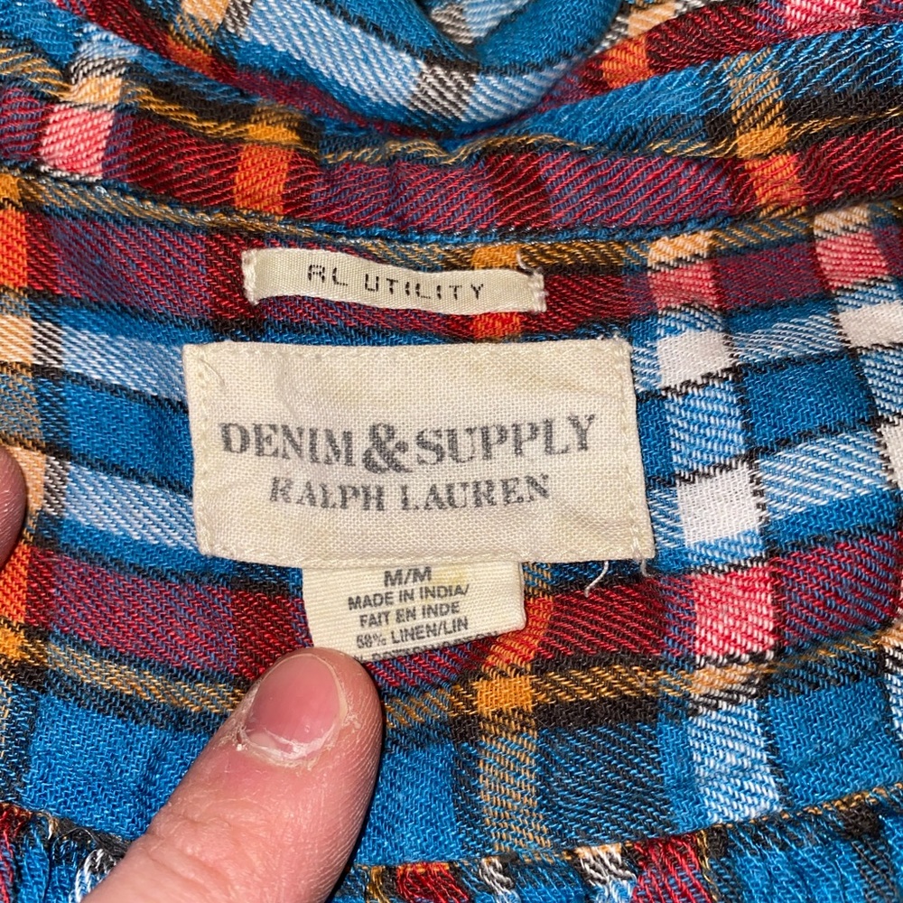 Denim & Supply Ralph Lauren Plaid button up - Picture 3 of 7